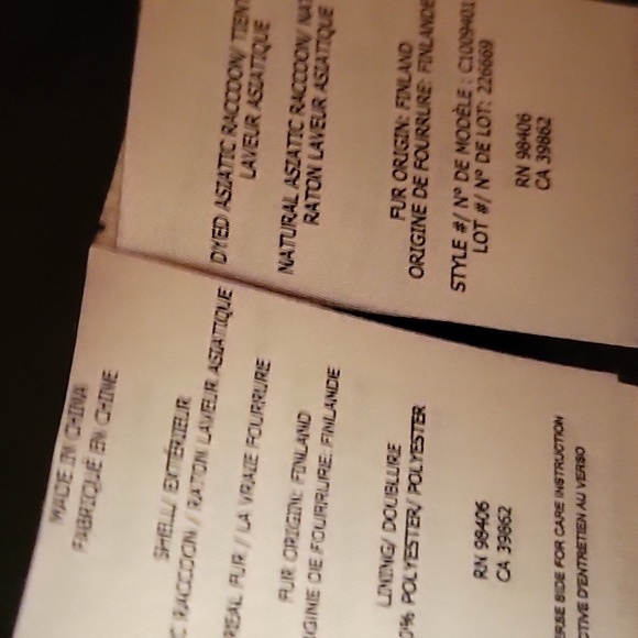 Brand New Natural Asiatic Raccoon Fur Short Jacket - Picture 6 of 12